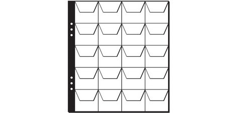 Coin collection pouches, 30 com-
