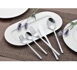 Couverts 24 pièces 'Silke', en acier inoxydable