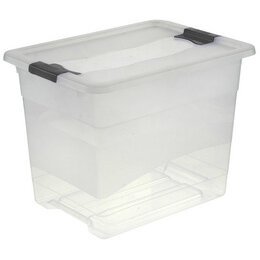 Boîte de rangement 'cornelia' 24 litres, transparent