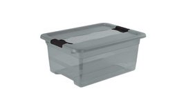"Storage box 'Cornelia' 24 liters, transparent"
