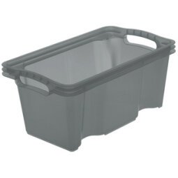 Boîte de rangement 'franz', 6,5 litres, crystal-grey