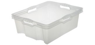 Boîte de rangement 'franz', 16 litres, naturel