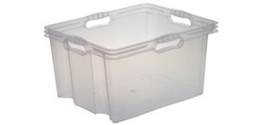 'Franz' storage box, 24 liters, natural