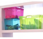 Boîte de rangement 'franz', 24 litres, crystal-grey