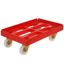 Transportroller 'Roll', laadvermogen: 300 kg, rood