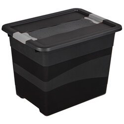 Boîte de rangement 'eckhart', 24 L, graphite/gris