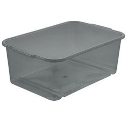 Bac de rangement 'wilma', naturel transparent
