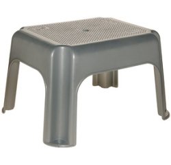 Gb_marchepied, capacité de charge: 150 kg, pp, gris argent