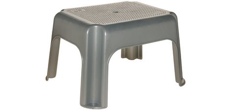 Marchepied 'Tim', capacité de charge: 150 kg, argent