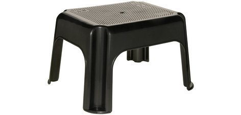 Marchepied 'Tim', capacité de charge: 150 kg, argent