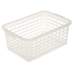 Corbeille de rangement 'fred', naturel transparent