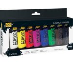 Peinture acrylique SOLO Goya Acrylic, 20 ml, set de 8