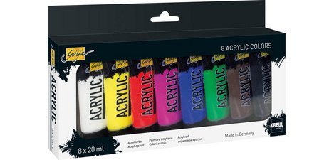 SOLO Goya Acrylic paint, 20 ml, set of 8