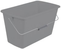 Seau de ménage 'bent', rectangulaire, nordic-grey