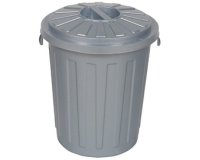 Poubelle 'Maxi-Tonne mats' avec couvercle, 23 litres