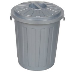 Poubelle 'Maxi-Tonne mats' avec couvercle, 23 litres