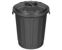Poubelle 'Maxi-Tonne mats' avec couvercle, 23 litres