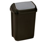 Poubelle "Swantje" avec couvercle basculant