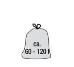 Support pour sac poubelle, matériau: PP