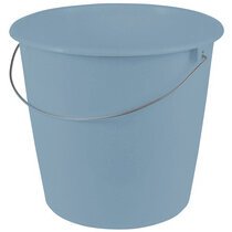 Seau de ménage 'erik', rond, 10 litres, nordic-blue