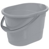 Seau de ménage 'thies', ovale, 13 litres, nordic-