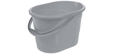 Seau de ménage 'thies', ovale, 13 litres, nordic-