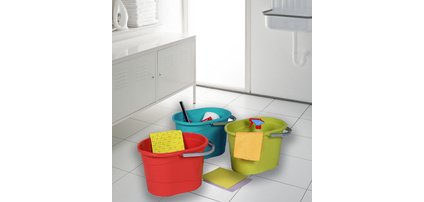 Seau de ménage 'thies', ovale, 13 litres, nordic-