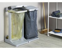 Support pour sac 'ole', argent/anthracite