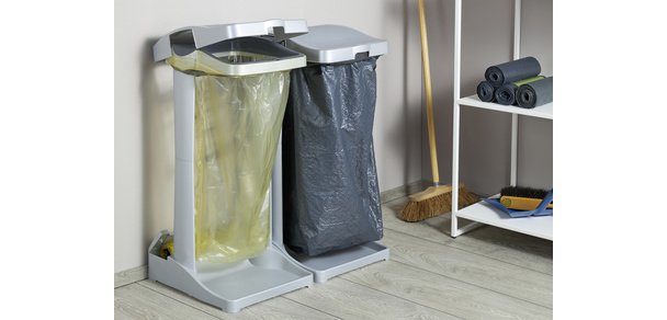 Support pour sac 'ole', argent/anthracite