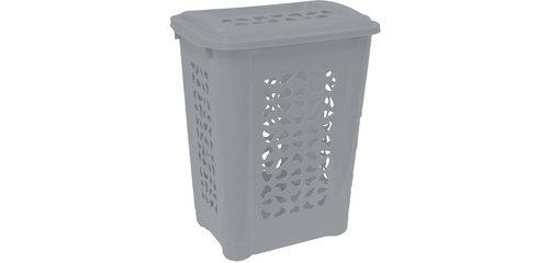 'Laundry basket 'per' with lid, 60 L, nordic-'