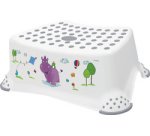 Marchepied 'tomek hippo', avec impression, blanc
