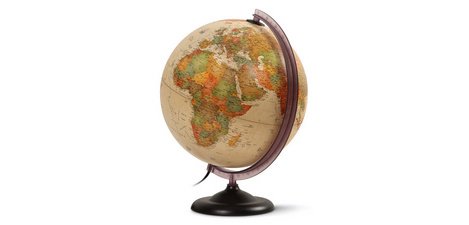 Luminous Globe FIRST, 300 mm, French text