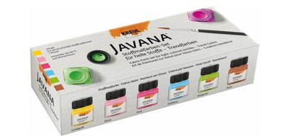 Textielverf JAVANA, trendy kleuren