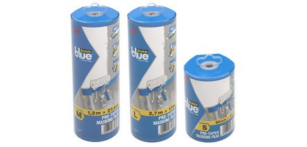 3M Blue Film de protection avec ruban pour peinture, S