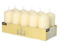 Bougies cylindriques, diamètre: 40 mm