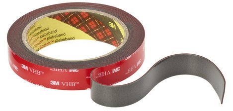 Dubbelzijdige tape 4910FF, VHB, hoge kwaliteit, 19 mm x 11 m, transparant