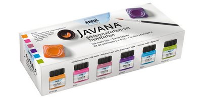 Peinture pour soie JAVANA, kit couleur tendance