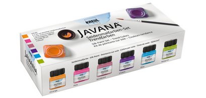 Silk paint JAVANA, trendy color kit