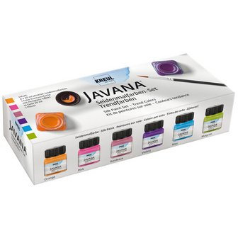 Peinture pour soie JAVANA, kit couleur tendance