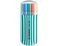 Stift Pen 68 Zebrui turkoois - doos met 20 stuks