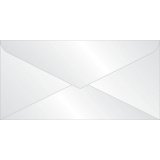 Enveloppe, transparent, gommé, DL, 100 g/m2