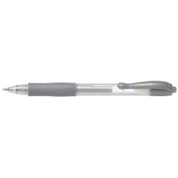 Stylo bille à encre gel G2 07 Metallic, argent