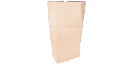 Biologisch abbaubarer Abfallsack, braun, 120 Liter