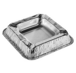 Cendrier en aluminium, carré, par 50