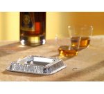 Cendrier en aluminium, carré, par 50