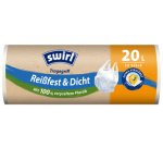 Sac poubelle, avec poignées, 20 litres, blanc