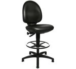 Chaise de bureau pivotante 'TEC 50 Counter', noir