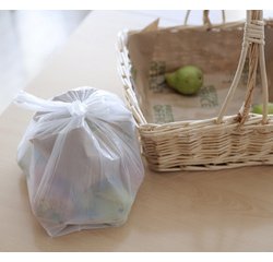 Sac en plastique, en bloc, en HDPE, blanc