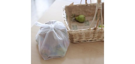 Sac en plastique, en bloc, en HDPE, blanc