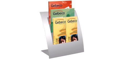 Présentoir à prospectus de table Varia, A4 portrait